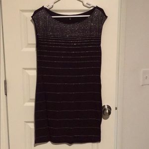Express dress with shimmer detail